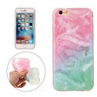 For iPhone 6s Pink Green Marble Pattern Soft TPU Protective Case - 1