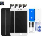 2 PCS Black + 2 PCS White LCD Screen and Digitizer Full Assembly with Front Camera - 1