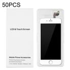 50 PCS Cardboard Packaging White Box for iPhone 6s & 6 LCD Screen and Digitizer Full Assembly - 1
