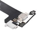 Charging Port + Audio Flex Cable for iPod Touch 6 (White) - 4
