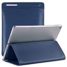 Universal Case Sleeve Bag for iPad 2 / 3 / 4 / iPad Air / Air 2 / Mini 1 / Mini 2 / Mini 3 / Mini 4 / Pro 9.7 /  Pro 10.5, with Pencil Case & Holder(Blue) - 1