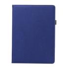 Horizontal Flip Leather Case for iPad 9.7 (2018) & (2017) & Air 2 & Air , with Wallet & Card Slot & Holder (Dark Blue) - 1