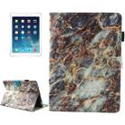 For iPad 9.7 (2018) & iPad 9.7 inch 2017 / iPad Air / iPad Air 2 Universal Colorful Marble Pattern Horizontal Flip Leather Protective Case with Holder & Card Slots & Sleep - 1