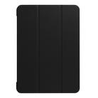 For iPad 9.7 (2018) & iPad 9.7 (2017) Custer Texture Horizontal Flip Leather Case with Three-folding Holder & Sleep / Wake-up Function(Black) - 2