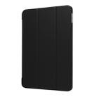 For iPad 9.7 (2018) & iPad 9.7 (2017) Custer Texture Horizontal Flip Leather Case with Three-folding Holder & Sleep / Wake-up Function(Black) - 4