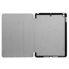 For iPad 9.7 (2018) & iPad 9.7 (2017) Custer Texture Horizontal Flip Leather Case with Three-folding Holder & Sleep / Wake-up Function(Black) - 5