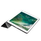 For iPad 9.7 (2018) & iPad 9.7 (2017) Custer Texture Horizontal Flip Leather Case with Three-folding Holder & Sleep / Wake-up Function(Black) - 9