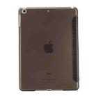 For iPad 9.7 (2018) & iPad 9.7 inch (2017) & iPad Air Silk Texture Horizontal Flip Leather Case with Three-folding Holder(Black) - 3