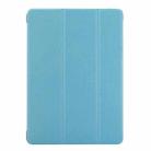 For iPad 9.7 (2018) & iPad 9.7 inch (2017) & iPad Air Silk Texture Horizontal Flip Leather Case with Three-folding Holder(Blue) - 2