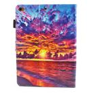 For iPad 9.7 (2018) & iPad 9.7 inch 2017 / iPad Air / iPad Air 2 Universal Sunset Landscape Pattern Horizontal Flip Leather Protective Case with Holder & Card Slots - 3