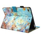 For iPad 9.7 (2018) & iPad 9.7 inch 2017 / iPad Air / iPad Air 2 Universal Green Marble Pattern Horizontal Flip Leather Protective Case with Holder & Card Slots - 4