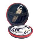 NewBee EVA Waterproof Storage Bag Box with Carabiner, for Headphone / Earphone & Data Cable(Black) - 1