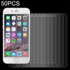 50 PCS For iPhone 8 / 7 / 6 / 6S 0.26mm 9H Surface Hardness 2.5D Explosion-proof Tempered Glass Non-full Screen Film, No Retail Package - 1