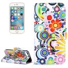 For  iPhone 8 & 7  Fireworks Pattern Leather Case with Holder & Card Slots & Wallet  - 1