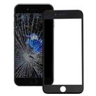2 in 1 for iPhone 7 (Original Front Screen Outer Glass Lens + Original Frame)(Black) - 1