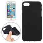 For  iPhone 8 & 7  Solid Color TPU Protective Back Cover Case(Black) - 1