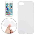 For  iPhone 8 & 7  Solid Color TPU Protective Back Cover Case(White) - 1