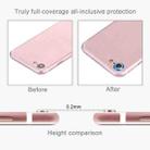 For iPhone 7 Ultrathin Rear Camera Lens Protector Aluminum Protective Ring(Magenta) - 5