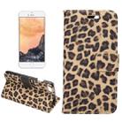 For  iPhone 8 & 7  Leopard Pattern Horizontal Flip Leather Case with Holder & Card Slots & Wallet(Yellow) - 1