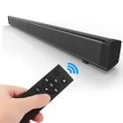 Soundbar LP-09 (CE0148) Home Theater Bluetooth Wireless Sound Bar Speaker with Remote Control(Black) - 1