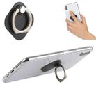 Ring Phone Metal Holder for iPad, iPhone, Galaxy, Huawei, Xiaomi, LG, HTC and Other Smart Phones (Black) - 1