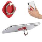 Ring Phone Metal Holder for iPad, iPhone, Galaxy, Huawei, Xiaomi, LG, HTC and Other Smart Phones (Red) - 1