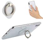 Ring Phone Metal Holder for iPad, iPhone, Galaxy, Huawei, Xiaomi, LG, HTC and Other Smart Phones (White) - 1