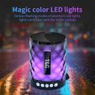 T&G TG155 Bluetooth 4.2 Mini Portable Wireless Bluetooth Speaker with Colorful Lights(Black) - 2