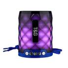 T&G TG155 Bluetooth 4.2 Mini Portable Wireless Bluetooth Speaker with Colorful Lights(Blue) - 1