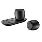 SARDiNE F1 Aluminium Alloy Stereo Wireless Bluetooth Speaker with Charging Dock, Support Hands-free(Black) - 2