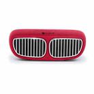 NewRixing NR-2020 Car Model Concept Design Bluetooth Speaker with Hands-free Call Function, Support TF Card & USB & FM & AUX(Red) - 1
