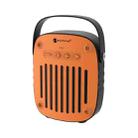 NewRixing NR-4014 Outdoor Portable Hand-held Bluetooth Speaker with Hands-free Call Function, Support TF Card & USB & FM & AUX (Orange) - 1