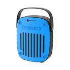 NewRixing NR-4014 Outdoor Portable Hand-held Bluetooth Speaker with Hands-free Call Function, Support TF Card & USB & FM & AUX (Blue) - 1