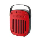 NewRixing NR-4014 Outdoor Portable Hand-held Bluetooth Speaker with Hands-free Call Function, Support TF Card & USB & FM & AUX (Red) - 1