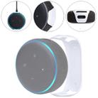 Wall Mount Hanger Holder Stand for Home Voice Assistants, Amazon Echo Dot 3rd Generation(White) - 1