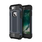 For iPhone 7 Armor TPU + PC Combination Phone Case(Dark Blue) - 1