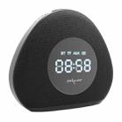 ZEALOT S23 Multifunctional Clock Wireless Bluetooth Speaker, Built-in Microphone, Support Bluetooth Call & Two Alarms & AUX & TF Card & Dimmable LED Light (Black) - 1