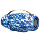 ZEALOT S27 Multifunctional Bass Wireless Bluetooth Speaker, Built-in Microphone, Support Bluetooth Call & AUX & TF Card & 1x93mm + 2x66mm Speakers(Camouflage Blue) - 1