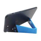 V Shape Universal Mobile Phone Tablet Bracket Holder (Sky Blue) - 1