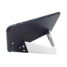 V Shape Universal Mobile Phone Tablet Bracket Holder (White) - 1