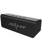 ZEALOT S31 10W 3D HiFi Stereo Wireless Bluetooth Speaker, Support Hands-free / USB / AUX / TF Card(Black) - 1