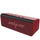 ZEALOT S31 10W 3D HiFi Stereo Wireless Bluetooth Speaker, Support Hands-free / USB / AUX / TF Card (Red) - 1