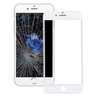 Front Screen Outer Glass Lens with Front LCD Screen Bezel Frame for iPhone 7 (White) - 1