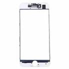 Front Screen Outer Glass Lens with Front LCD Screen Bezel Frame for iPhone 7 (White) - 3