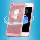 For  iPhone 8 & 7  Lightweight Breathable Full Coverage PC Shockproof Protective Back Cover Case(Pink) - 1