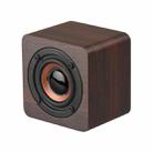 Q1 Wooden Mini Portable Mega Bass Wireless Bluetooth Speaker(Walnut wood) - 1