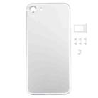 5 in 1 for iPhone 7 (Back Cover + Card Tray + Volume Control Key + Power Button + Mute Switch Vibrator Key) Full Assembly Housing Cover(Silver) - 1