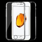 For  iPhone 8 & 7  0.75mm Double-sided Ultra-thin Transparent TPU Protective Case(Transparent) - 1