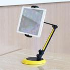 REMAXLIFE RL-CH10 Foldable Aluminium Alloy Desktop Tablet Holder(Black Yellow) - 1