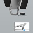 20 PCS R-JUST BJ01 Universal Stickable Shield Shape Laptop Foldable Stand(Silver) - 14